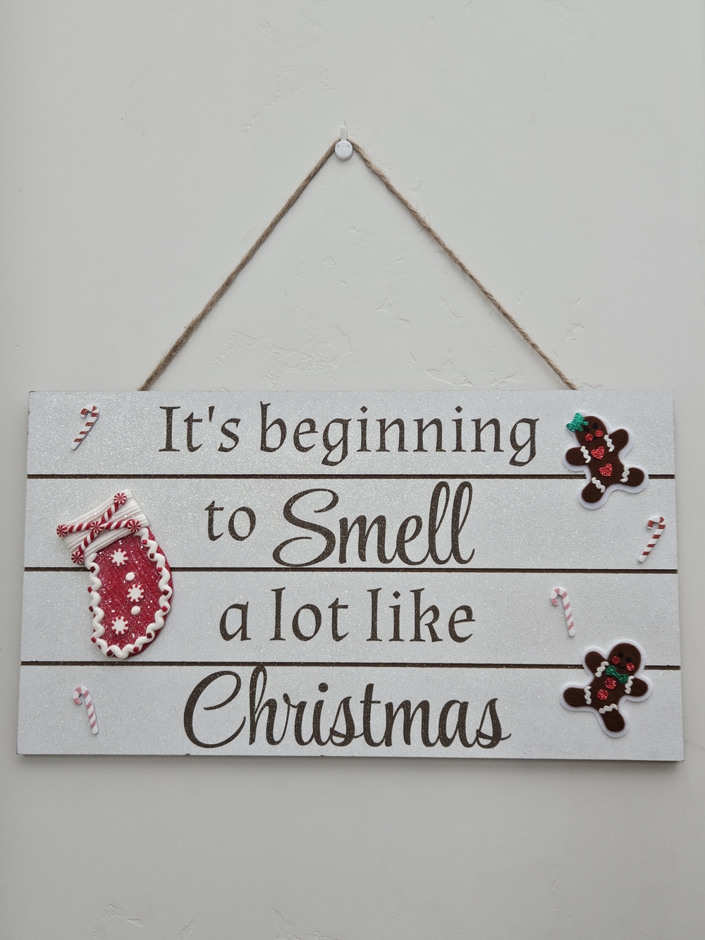 Handcrafted & Laser-Engraved Holiday Wall Sign